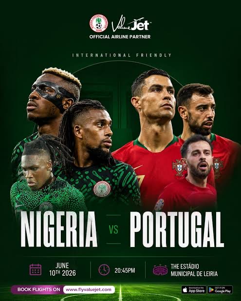 Ronaldo Faces Super Eagles for First Time as Iwobi Celebrates 100th Cap