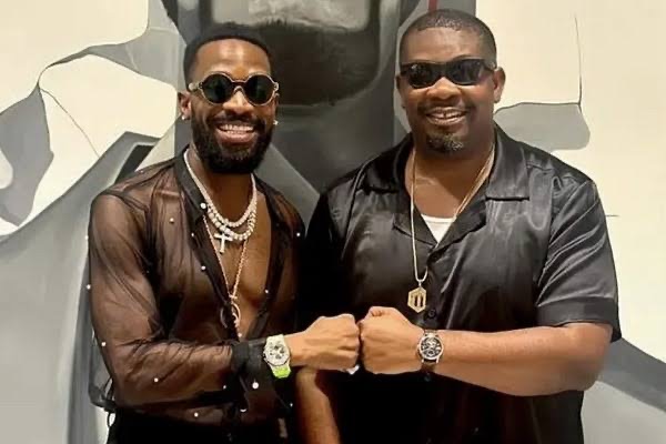 Fans Reacts as Don Jazzy and D’banj Spotted Vibing Together Again