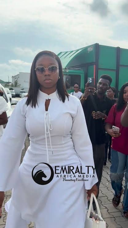 Drama as Actress Bambam's Phone Gets Stolen at Alex Ekubo's Memorial Service