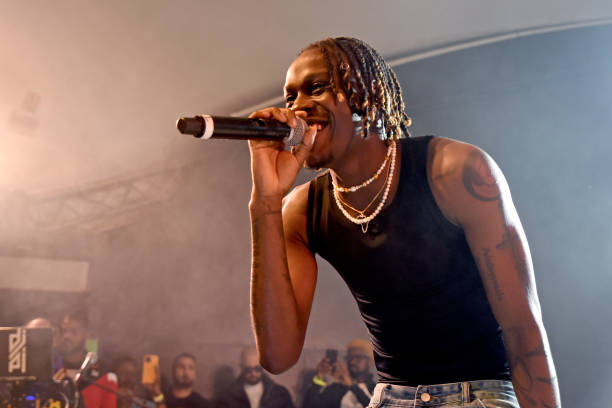 Fireboy Performing on Stage