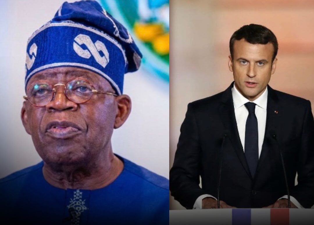 Macron Hosts Tinubu to Private Dinner at Élysée Palace in Paris
