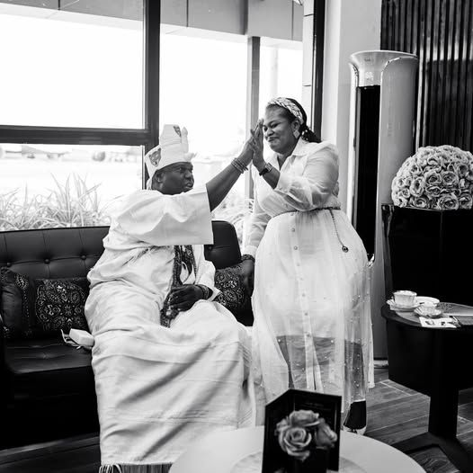 Ooni of Ife Welcomes Twin Princes with Queen Mariam Ajibola