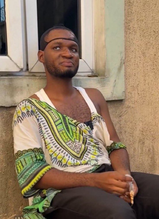Nigerian Skit Maker Two Glazzes Survives Motor Accident, Fans Thank God for His Life