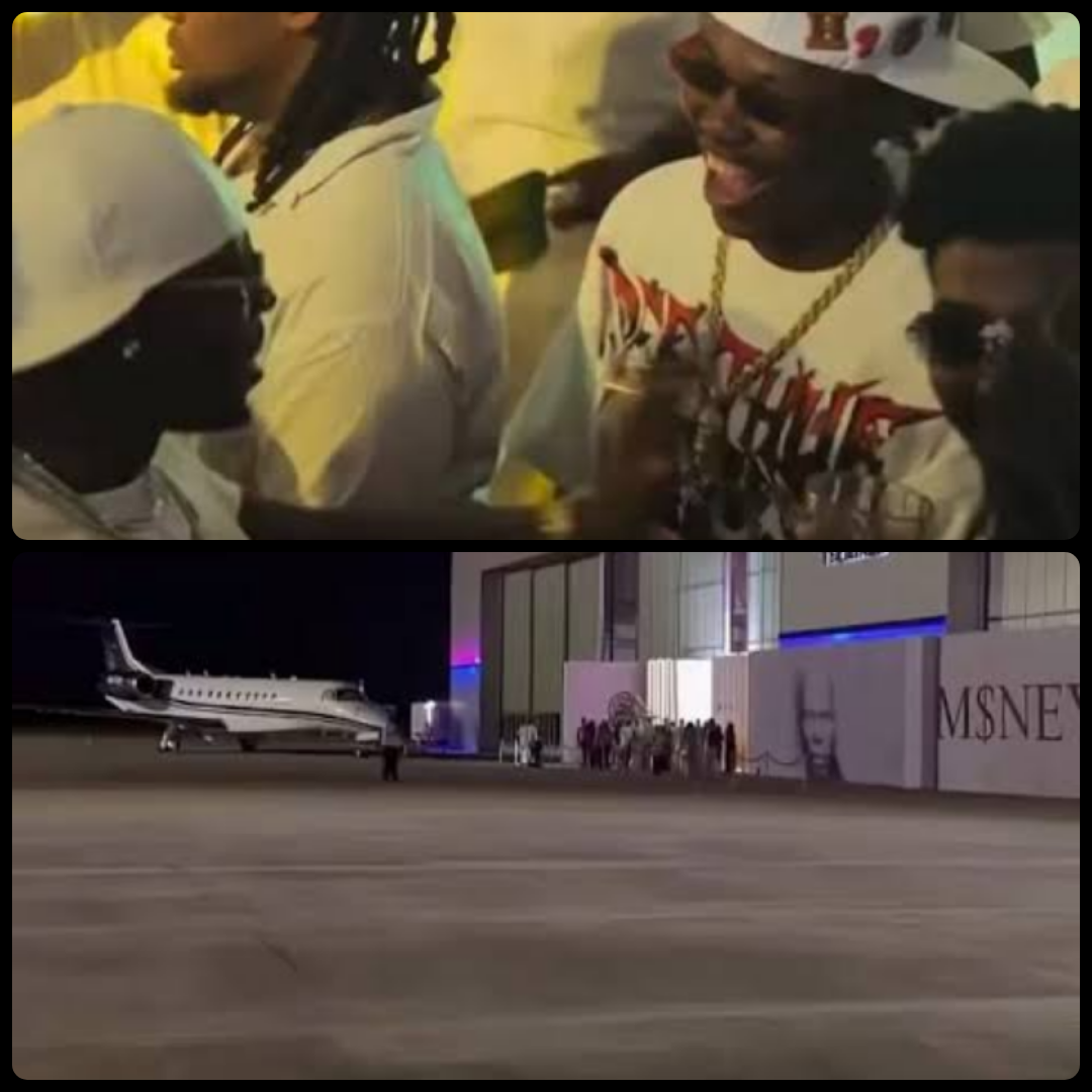 Asake Brings Out BNXN, Zlatan, Poco Lee For M$NEY Album Listening Party Inside Private Airplane Hangar