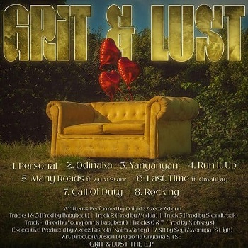 Zinoleesky Grit and Lust EP Album Artwork Backcover