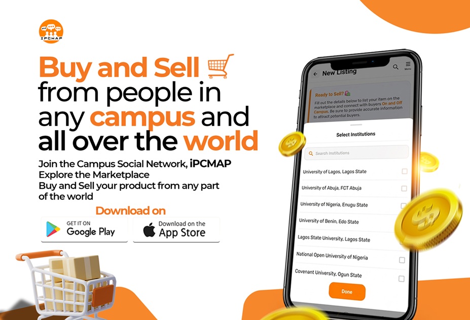 Campus Trading is Now Easier with ipcMap. You can Now Buy and Sell From Any Campus