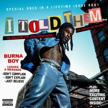 Burna Boy – Sittin On Top Of The World (Sitting On Top Of The World) cover